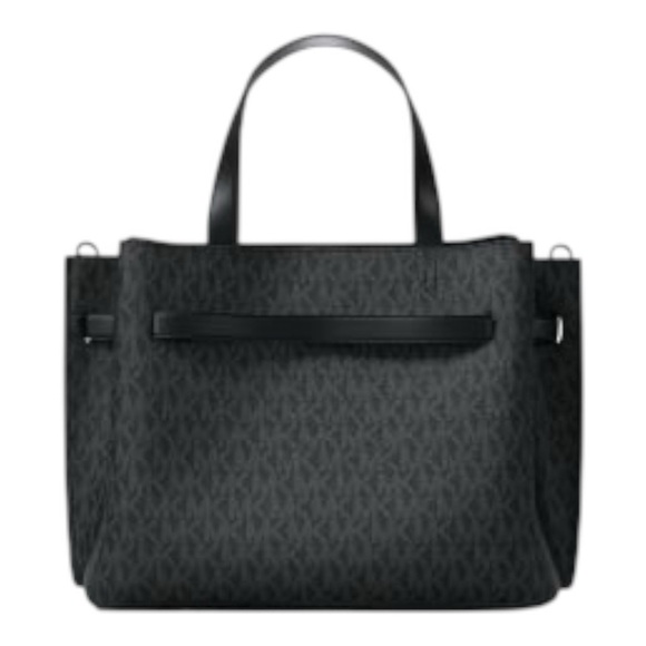 MICHAEL MICHAEL KORS Emilia Medium Signature Logo Satchel. NEW - Picture 2 of 10